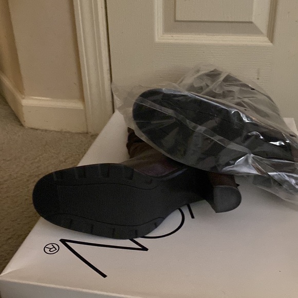 Markon, Danielle, Leather/Suede Crunchy Boots color Brown size 8.5 M - Picture 3 of 8